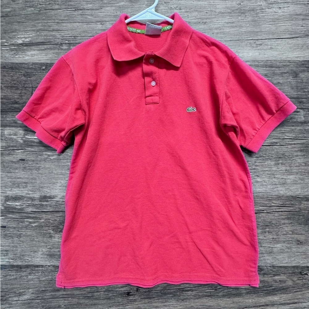 Lacoste Polo Shirt Classic Design Short Sleeves Mens size 7 Golf Top
